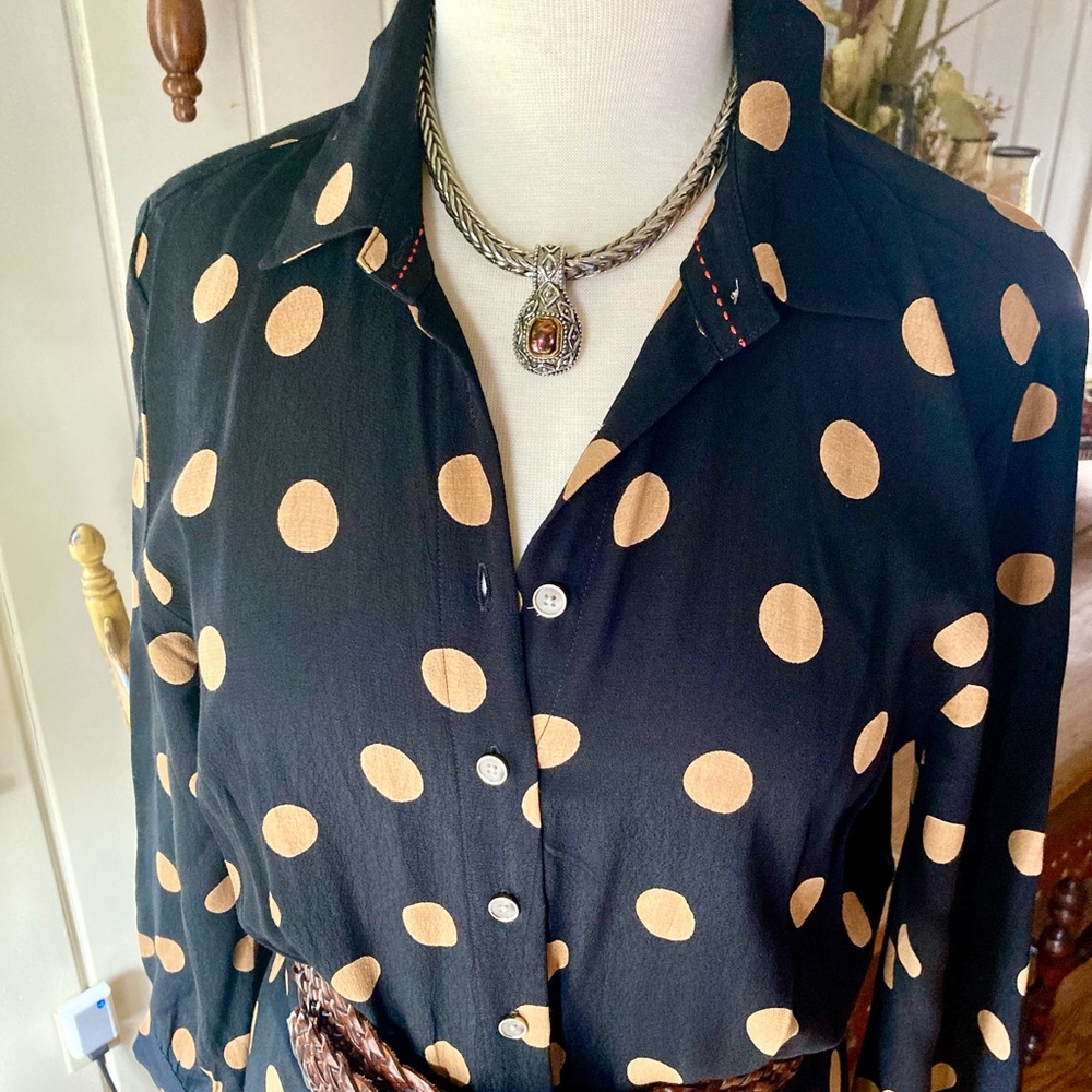NWOT Anthropologie L/S Jumpsuit Size 10